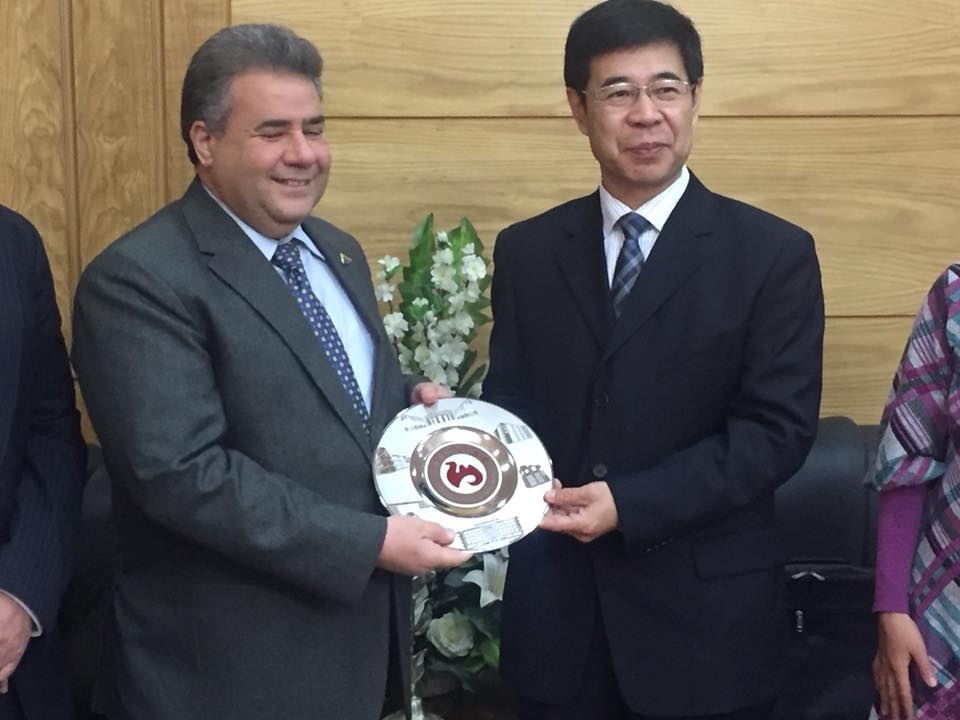 Benha University received a delegation from Capital University of economics & Business