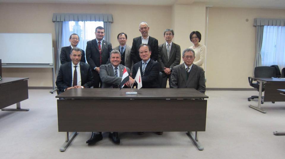 A delegation from Benha University in Japan